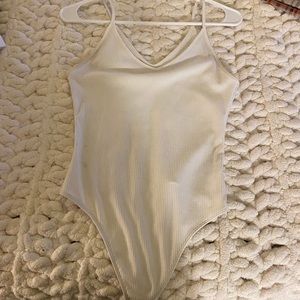 White rubbed tank top